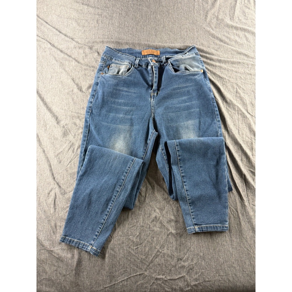 Judy Blue Women's 5/27 Skinny Jeans Medium Wash Stretch Denim Mid Rise